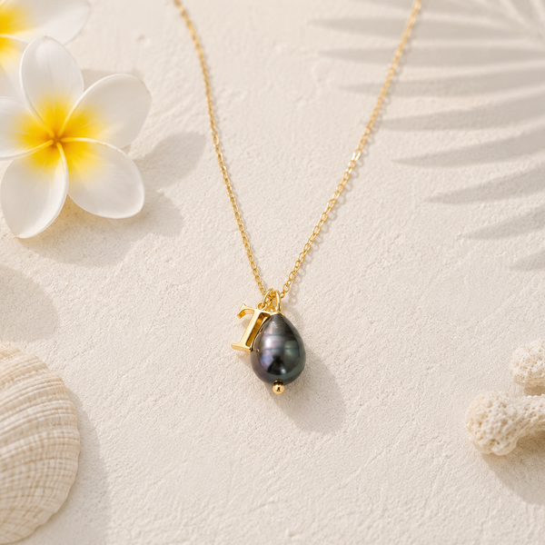 Alphabet and Pearl Necklace